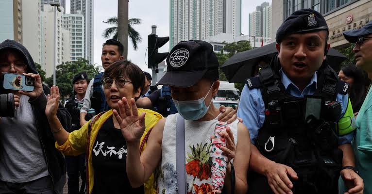 Hong Kong court finds Tiananmen activists guilty under security law