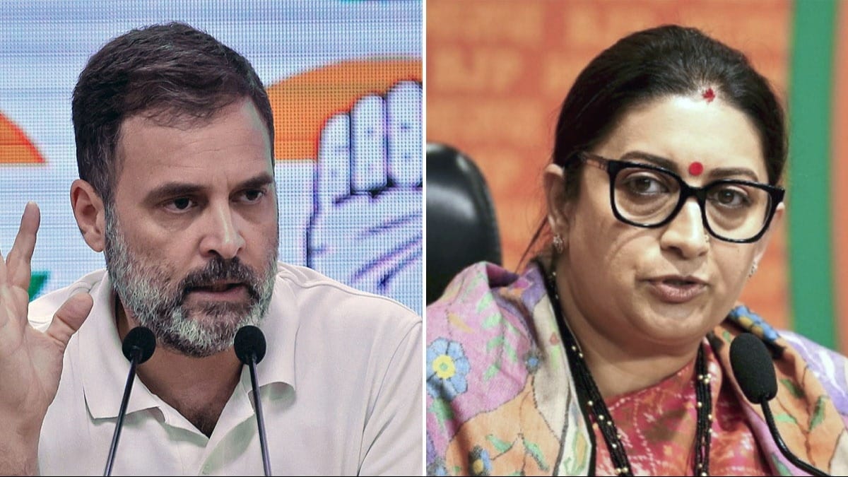 Smriti Irani Labels Rahul Gandhi's FIR Sit-In as Pure Political Posturing