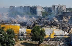 Deadly double‑tap drone attack devastates Ukrainian shopping centre
