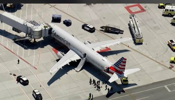 Laptop ignites on American Airlines flight, prompting emergency landing
