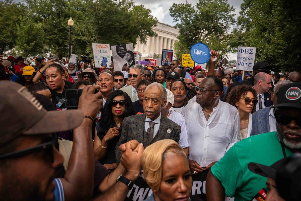 Bernie Sanders and AOC Head Crowd in Washington Rally for Voting Rights