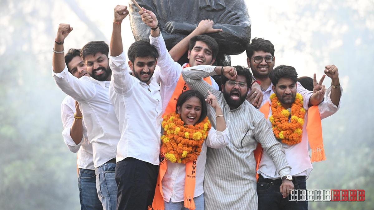 BJP hails ABVP’s Delhi University triumph as youth endorsement of ‘Nation First’ agenda