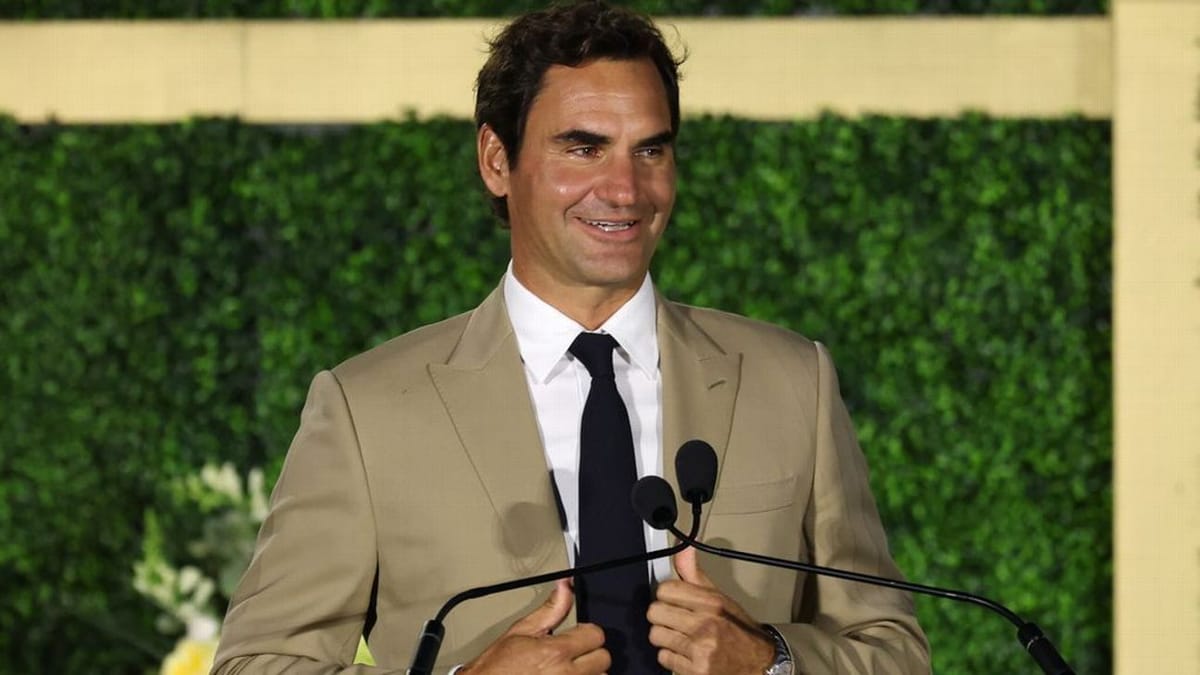 Emotional moments defined Roger Federer's Hall of Fame induction