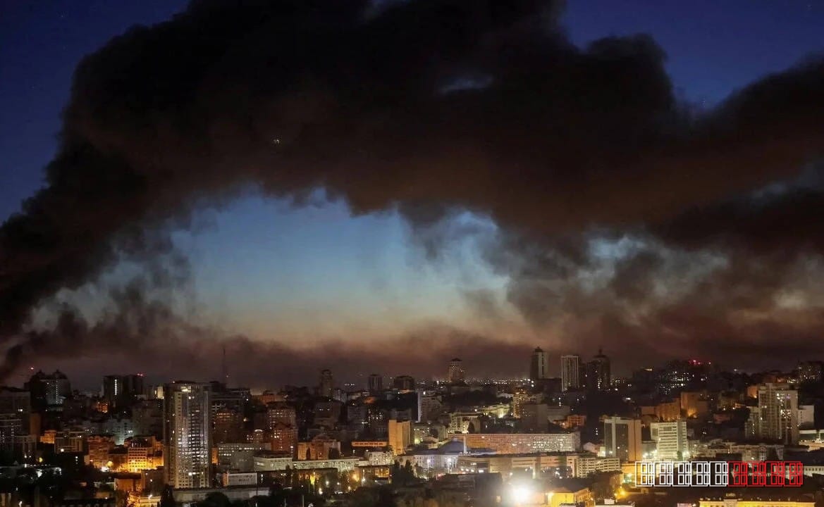 Explosions ripple through Kyiv as missile strike hits the capital