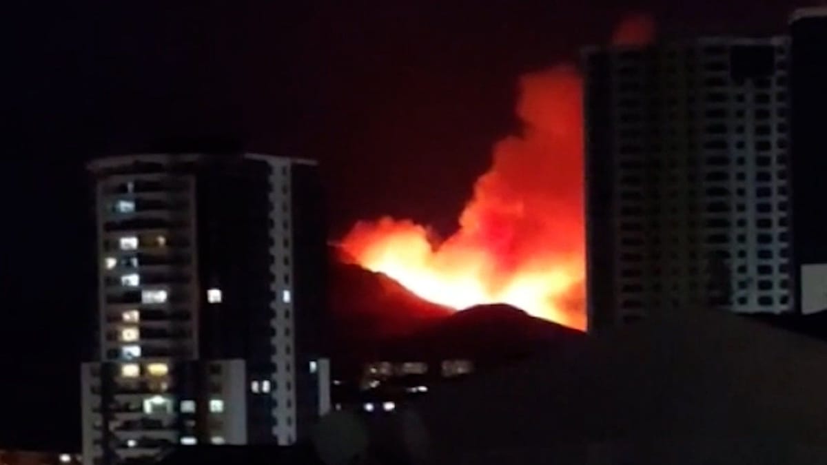 Forest blaze threatens homes on Ankara’s Mamak outskirts