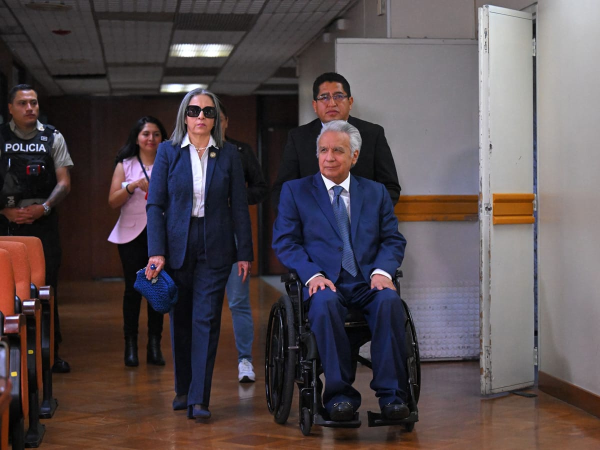 Former Ecuadorian President Lenin Moreno handed five‑year prison term for bribery