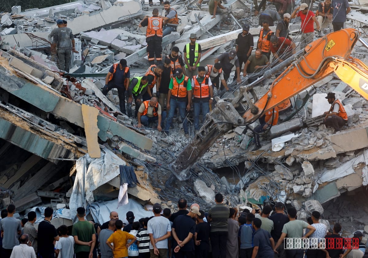 Gaza City building collapse claims 20 lives amid ongoing strikes