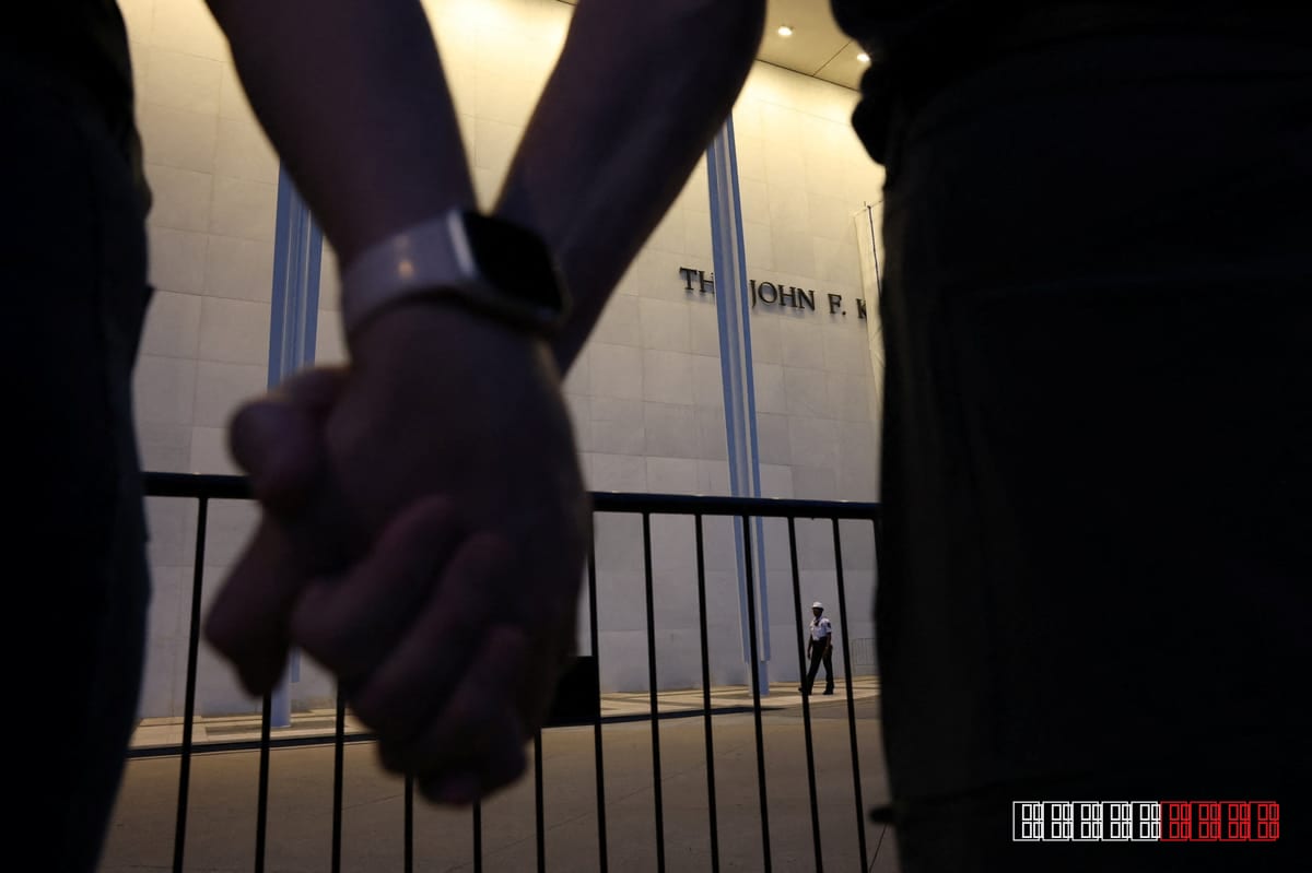 Human chain encircles Washington’s Kennedy Center as protesters decry closure vote