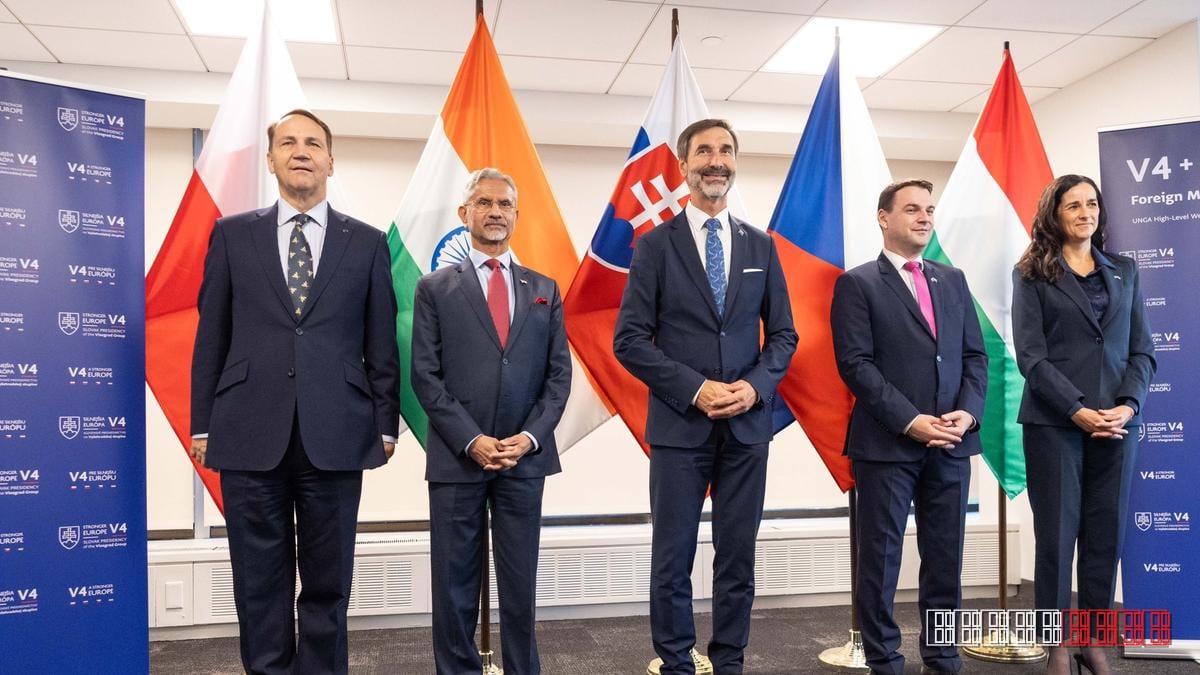 India and Visegrad Nations Hold First Joint Foreign Ministers Summit