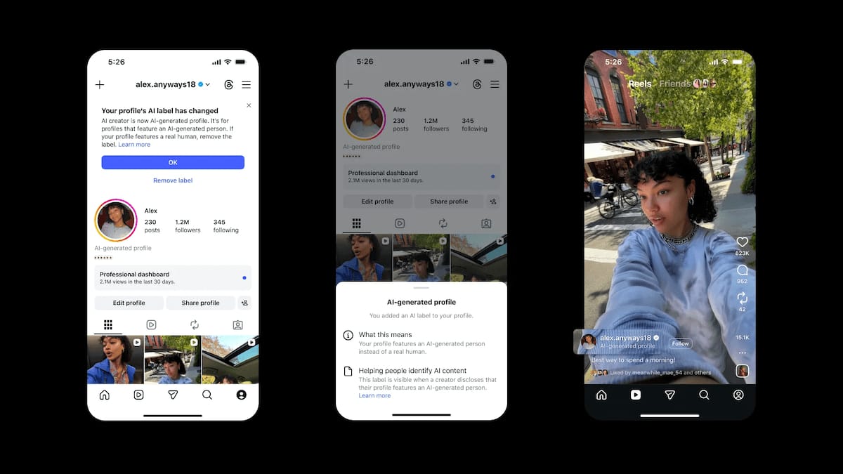 Instagram curtails reach of undisclosed AI-generated accounts