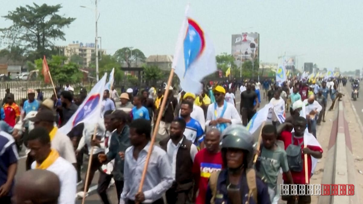 Mass rallies erupt in DR Congo as citizens reject president's third-term bid
