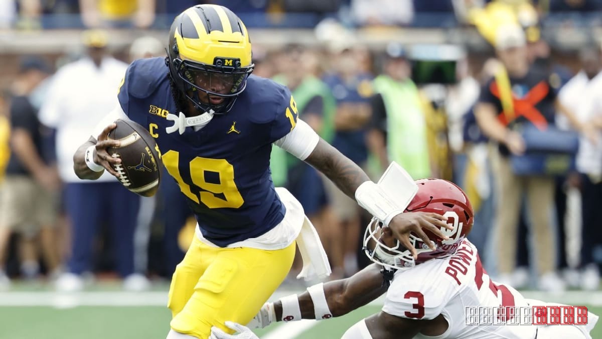 Michigan names Bryce Underwood starter after stunning Oklahoma upset