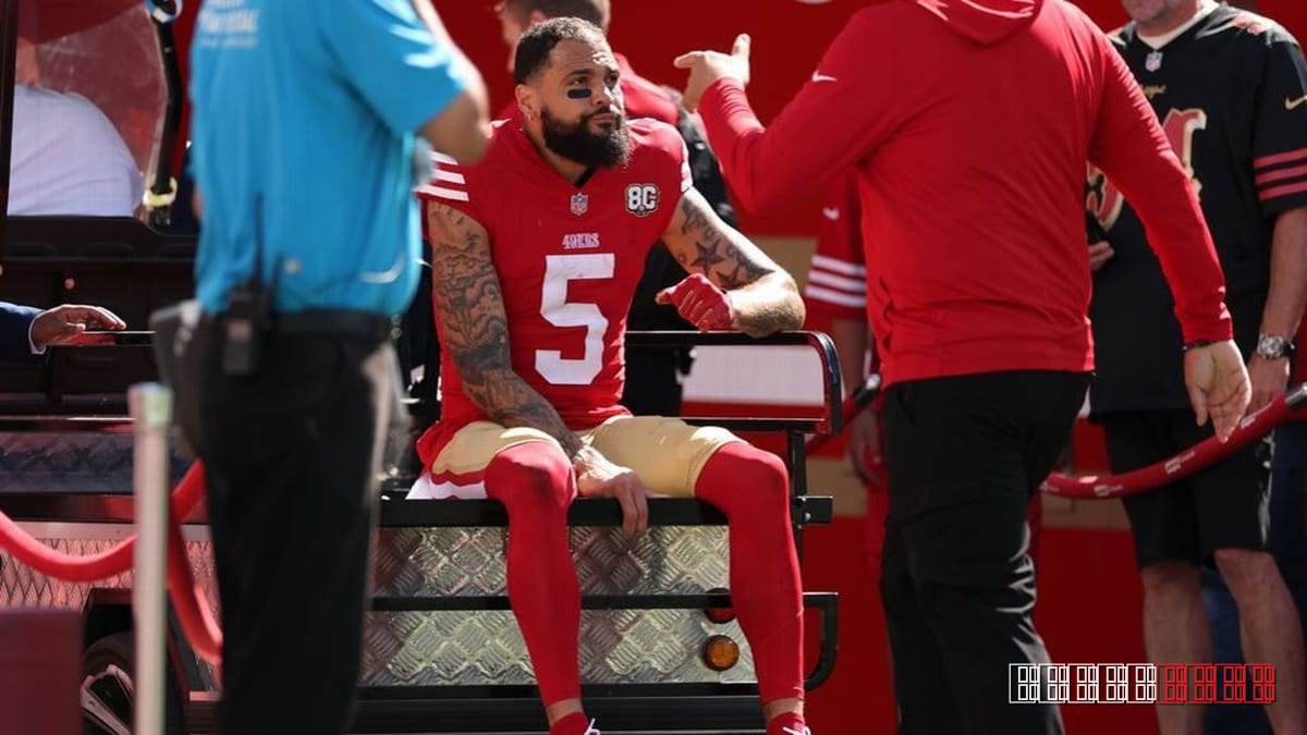 Mike Evans exits early as rib injury ends his game for 49ers