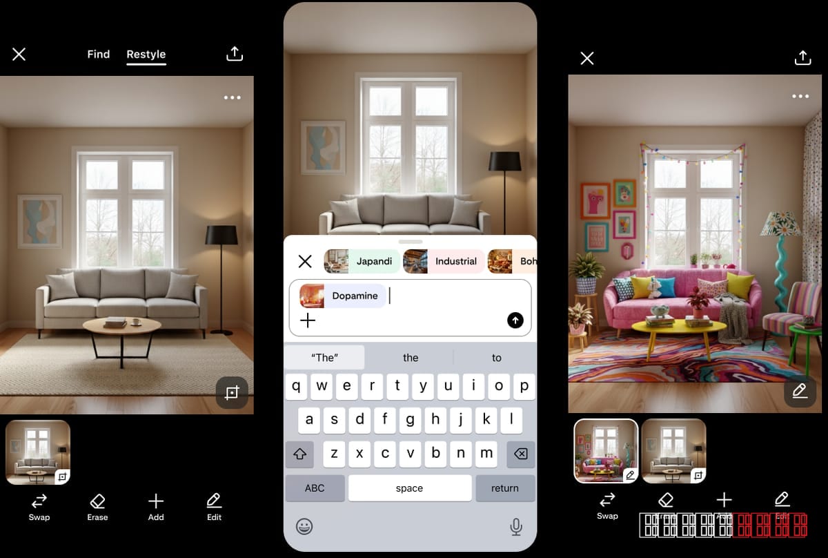 Pinterest pilots AI‑driven ‘Restyle’ tool to revamp home interiors