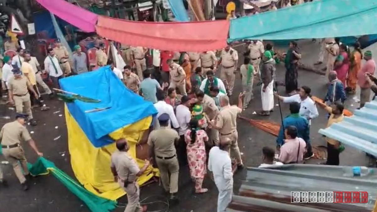 Police Detain Over 50 Farmers After Bidadi Road Blockade