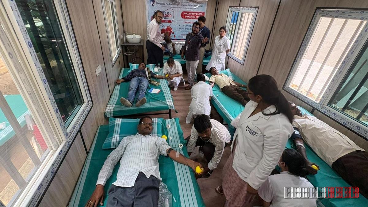 Raichur Organizes Community Blood Donation Drive