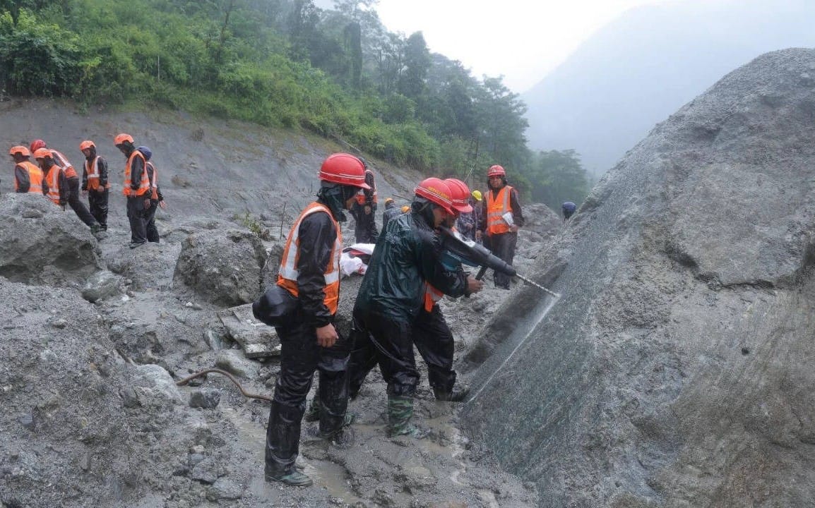 Rescue teams battle floods to free hundreds trapped in Nepal’s hydro plants