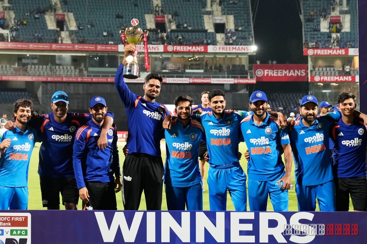 Samson's fifty guides India to series‑sealing win over Afghanistan