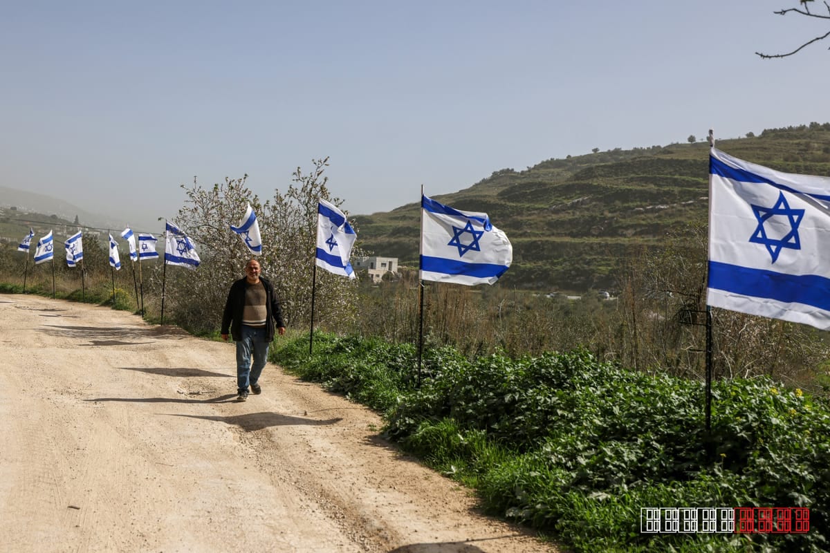 Settlers raise Israeli flags across West Bank, intensifying visual claim over disputed lands