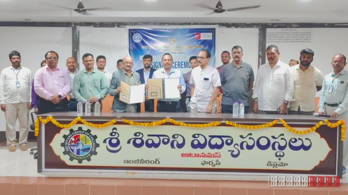 Sri Sivani College signs collaboration agreement with University of South Wales