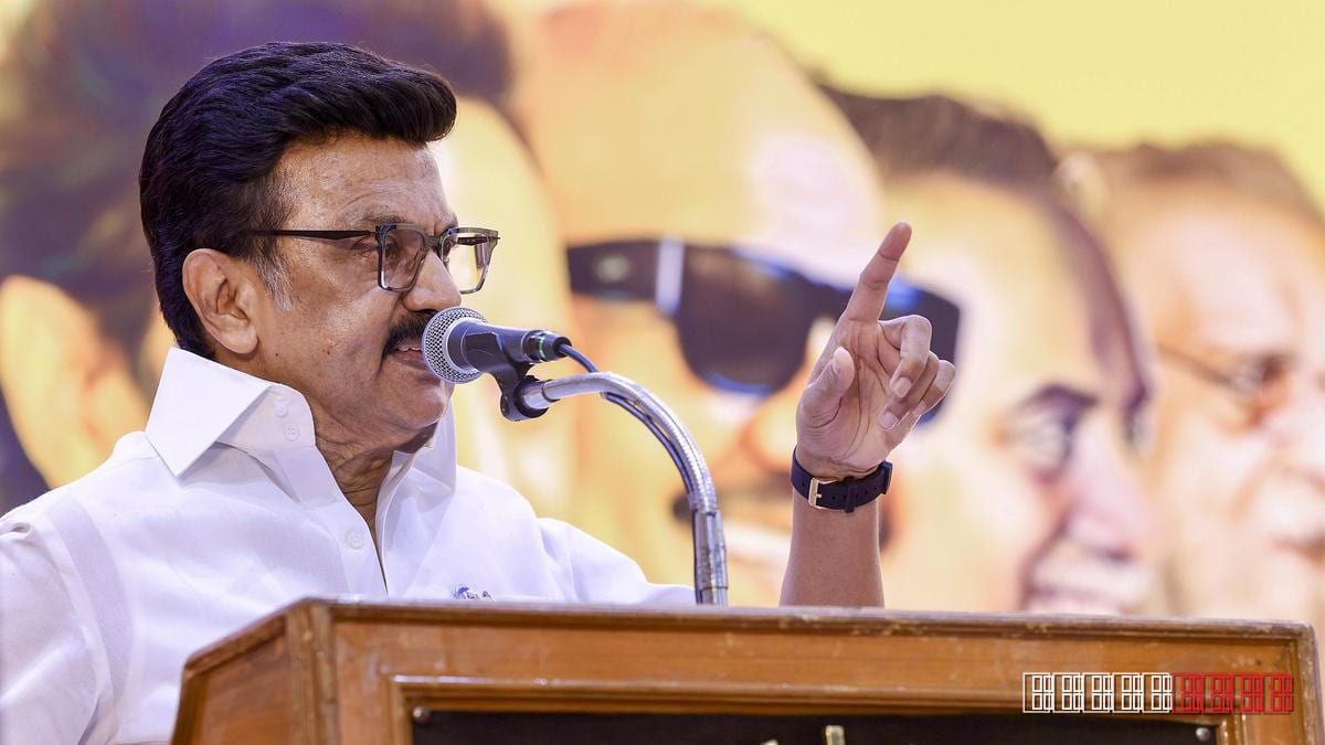 Stalin says anti‑corruption raids on DMK veteran Nehru are politically driven