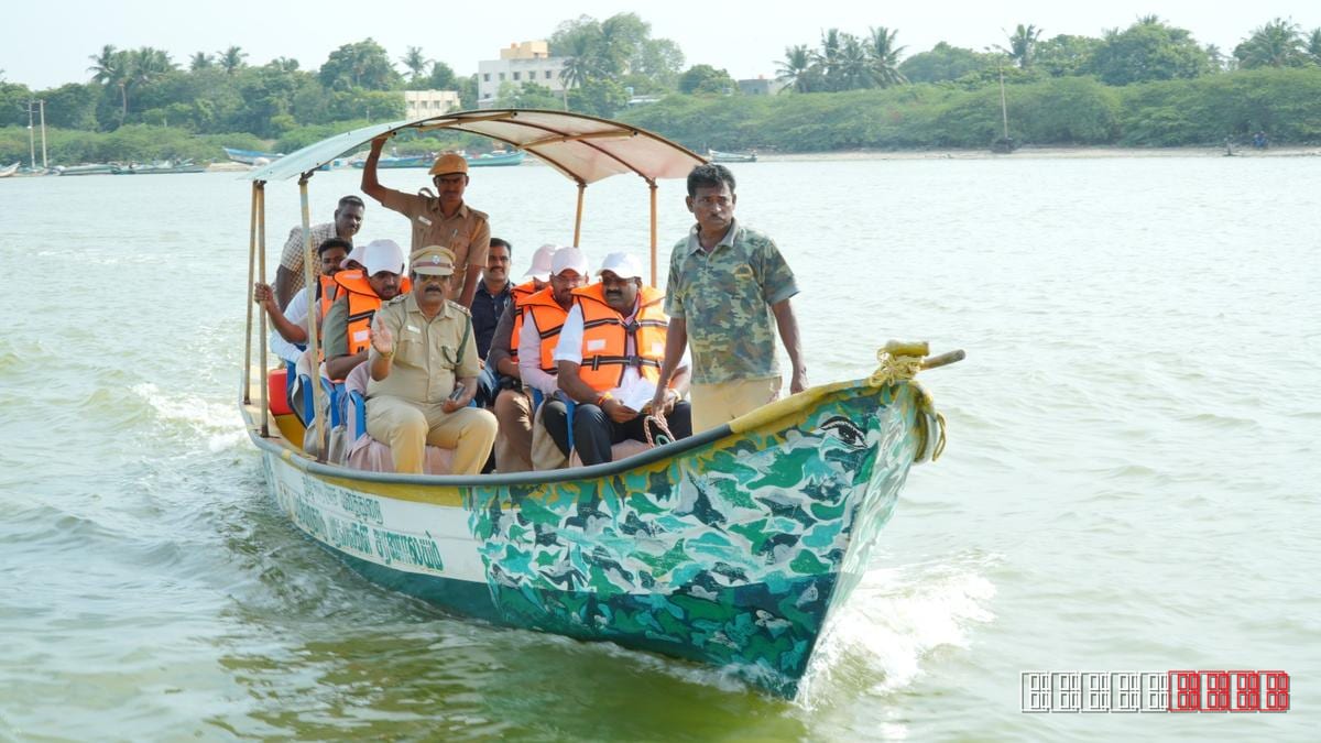 Tamil Nadu Forest Minister Tours Pulicat Bird Sanctuary in Conservation Drive