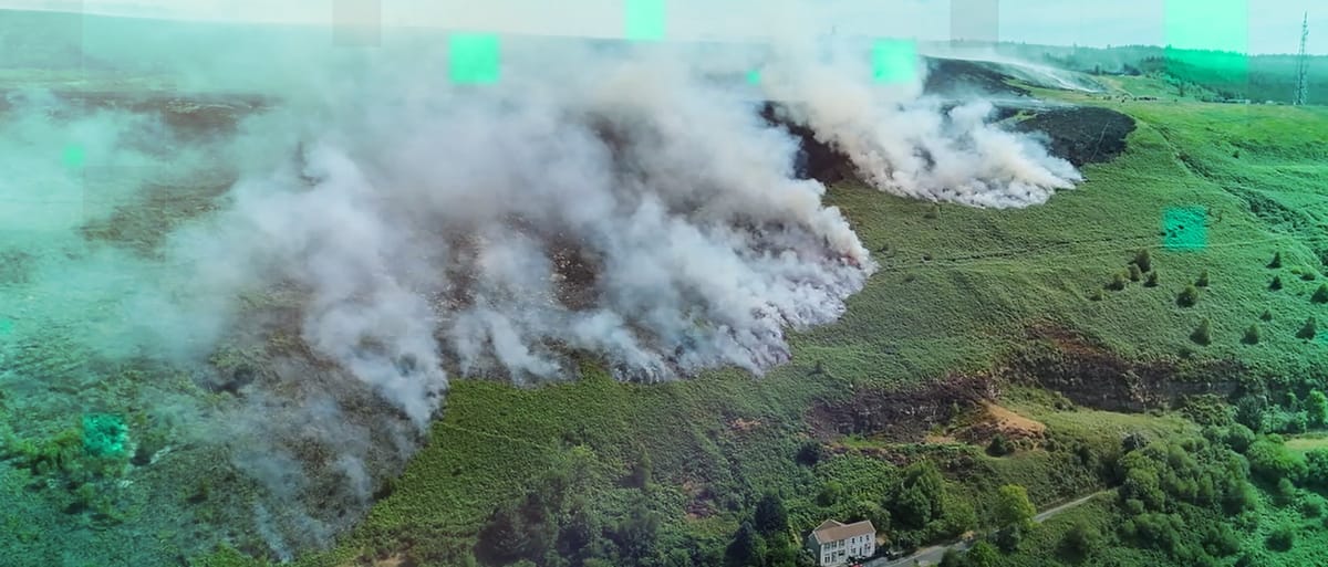 UK wildfire danger spikes as fires grow larger, linger longer and edge nearer homes