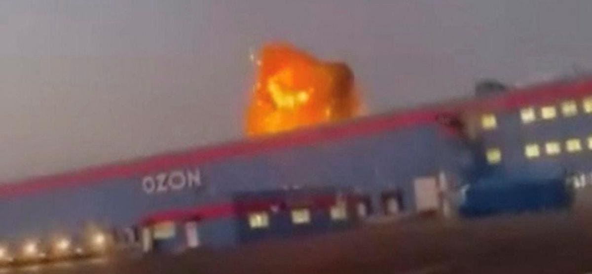 Ukrainian attacks damage Ozon’s distribution centres in Russia’s south