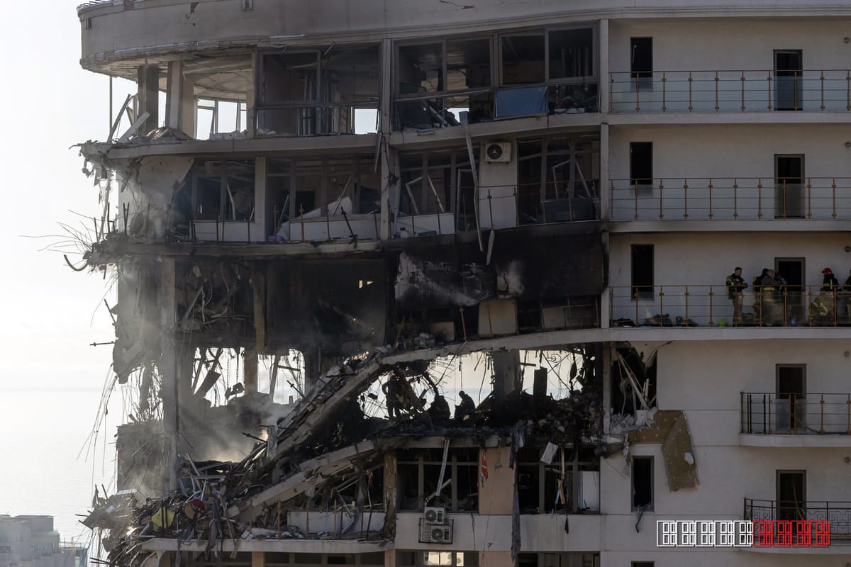 Ukrainian cargo ships and steel mills hit in fresh Russian assault