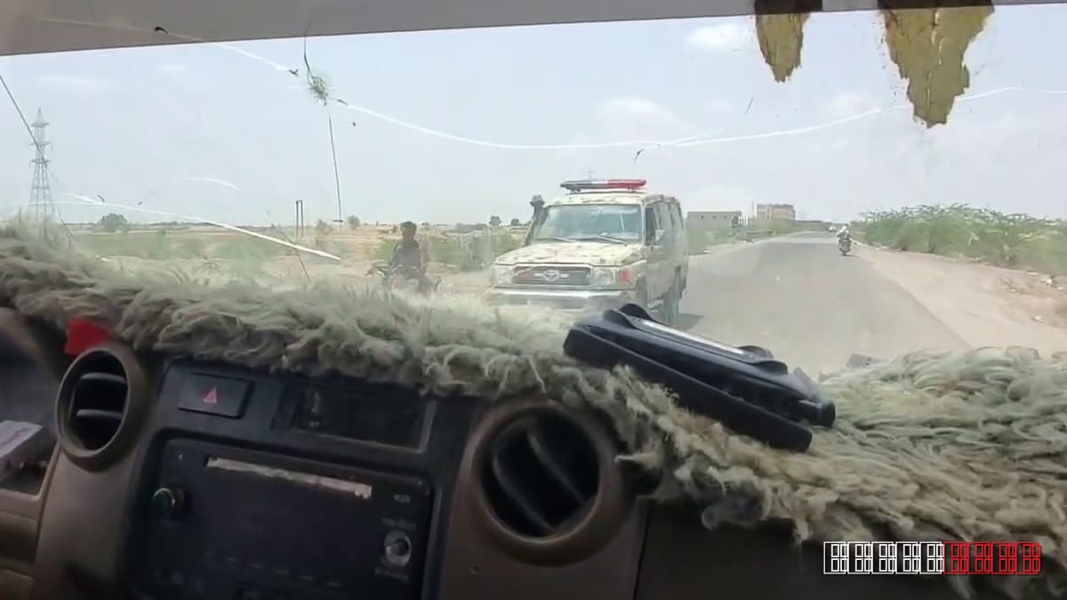 Video captures suspected Houthi ambush on Yemeni government convoy